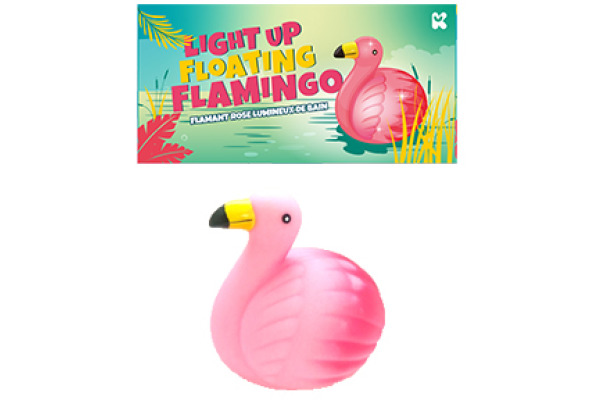 ROOST Schwimmender Flamingo NV511 6x4.5x5.5cm, leuchtend