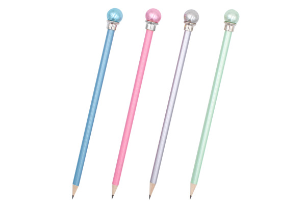 ROOST Bleistift mit Perle TSKY-P11 farbig assortiert