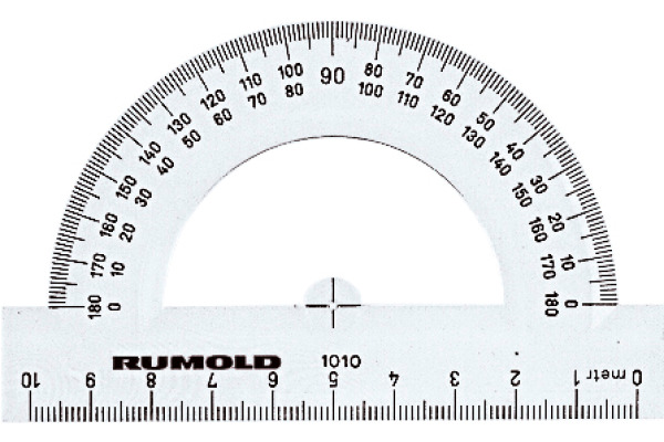 RUMOLD Schulwinkelmesser 10cm 1010 180°