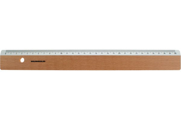 RUMOLD Flachlineal 30cm FL20/30 weiss