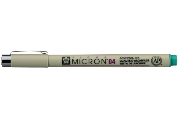 SAKURA Fineliner Pigma Micron 0,4mm XSDK0429 gr&amp;uuml;n