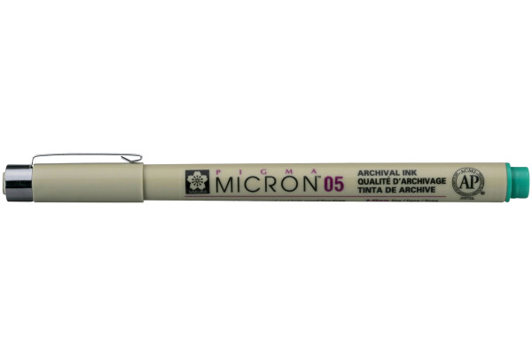 SAKURA Fineliner Pigma Micron 0,45mm XSDK0529 gr&amp;uuml;n