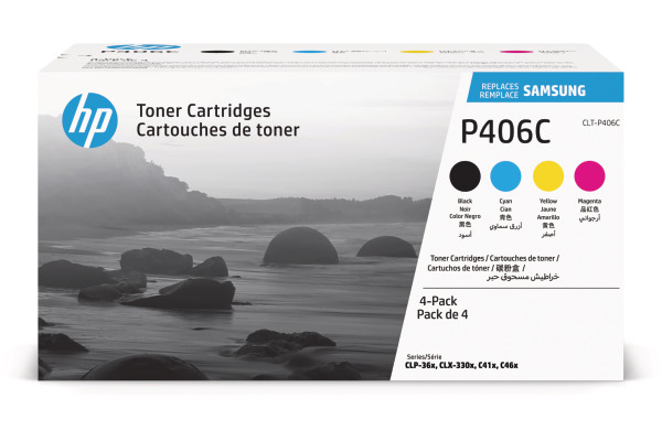SAMSUNG Toner Rainbow Kit CMYBK CLT-P406C CLP 360/CLX-3300 1000/1500 S.