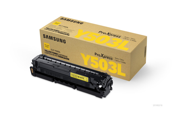 SAMSUNG Toner-Modul yellow CLT-Y503L SL-C3010ND/C3060FR 5000 Seiten
