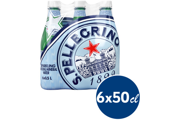 SAN PELLE mit Kohlensäure 12353482 50cl, 6 Stk.