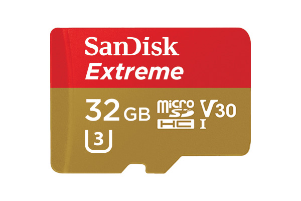 SANDISK Extreme microSDHC 32GB  SDSQXAF-032G-GN6MA 100MBs