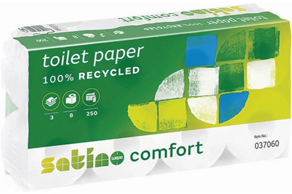 Satino Toilettenpapier 574217 250 Coupons, 8 Rollen