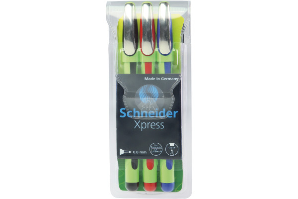 SCHNEIDER Fineliner Xpress 190093 3 Farben