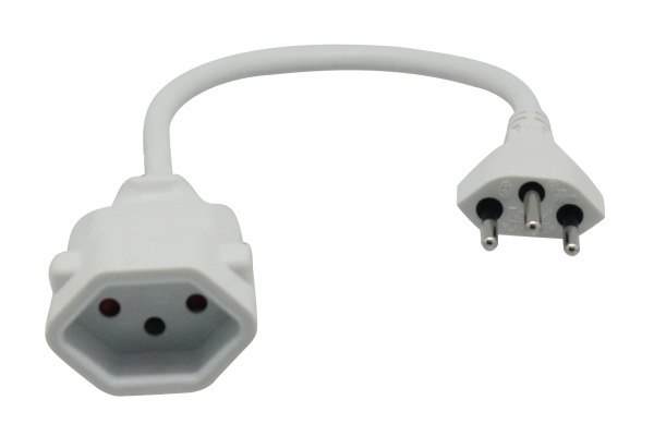 SCHOENENB Verlängerungskabel 0.2m 02.900.02 weiss