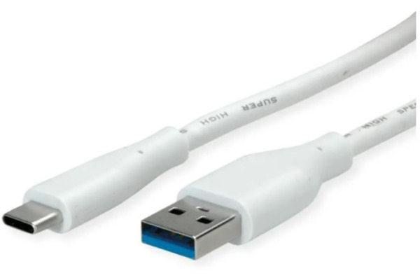 SCHOENENB Cable USB-A to USB-C 90.001/11 white