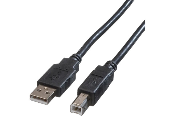 SCHOENENB Cable USB-A to USB-Printer 90.003/11 1.8m black