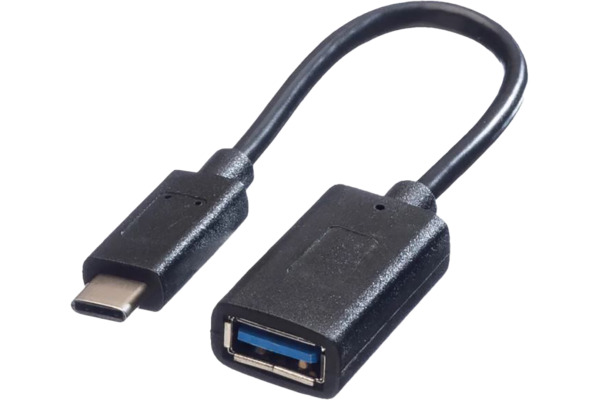 SCHOENENB Cable USB-C to USB-A Female 90.004/11 USB 3.2 black