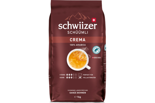 SCHWIIZER Schüümli Crema 1kg 10167787 Bohnenkaffee