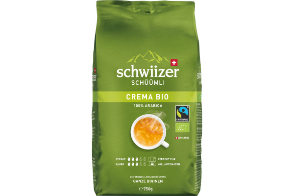SCHWIIZER Schüümli Bio-Crema 750g 11012084 Bohnenkaffee