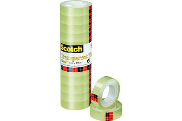 SCOTCH Tape 550 19mmx10m 5501910S transparent, reissfest...