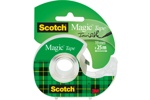 SCOTCH Magic Tape 19mmx25m 8-1925D transparent, auf Abroller
