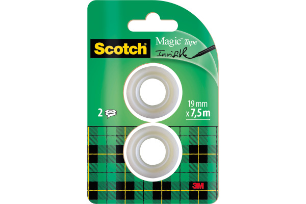 SCOTCH Magic Tape 810 19mmx7,5m 8-1975R2 transparent 2...