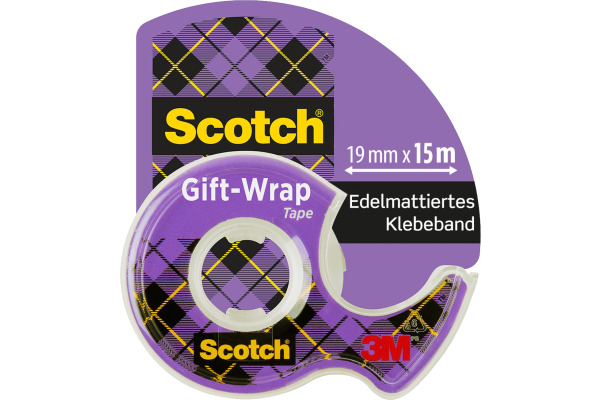 SCOTCH Gift Wrap Tape 19mmx16.5m CAT15-C Dispenser