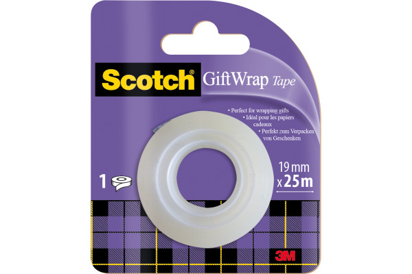 SCOTCH Gift Wrap Tape 19mmx25m GIFTWRAPR Refill
