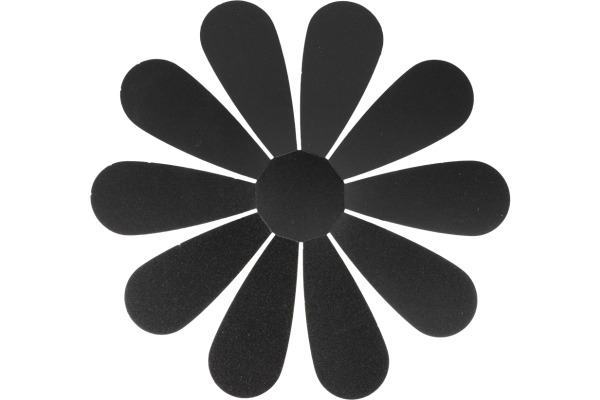 SECURIT Kreidetafel 3-D Flower W3D-FLOW schwarz, 7 Stück 28x16.3x1cm