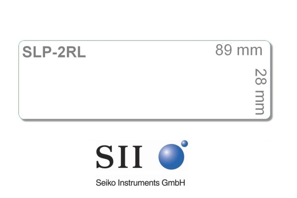 SEIKO Adress-Etiketten 28x89mm SLP-2RL weiss, standard 2x130 Stk.