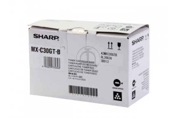 SHARP Toner schwarz MX-C30GTB MX-C301W 6000 Seiten