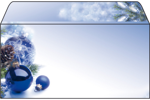 SIGEL Weihnachts-Couverts C6/5 DU036/W Blue Harmony 50 Stück