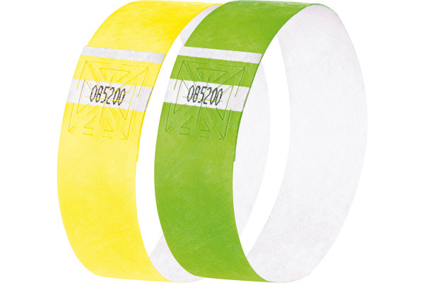 SIGEL Eventbänder SuperSoft Mix EB219 gelb/grün,255x25mm,120ST