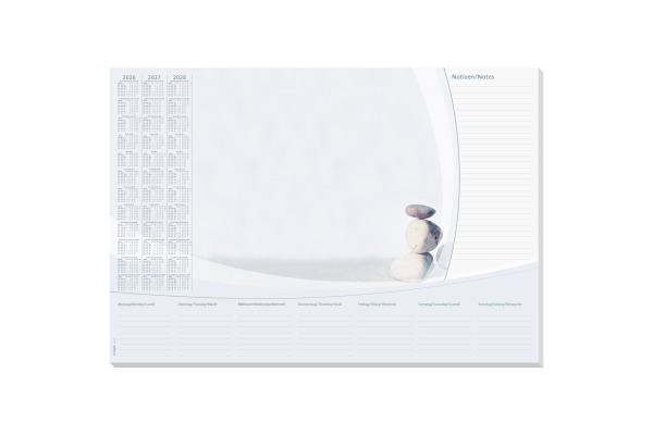 SIGEL Schreibunterlage Kalendarium H6370 D/E/F 59,5x41cm