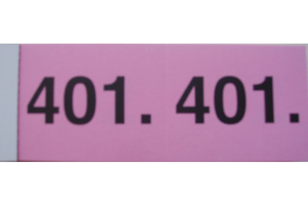 SIMPLEX Garderobenblock 401-500 13104 pink 100 Blatt
