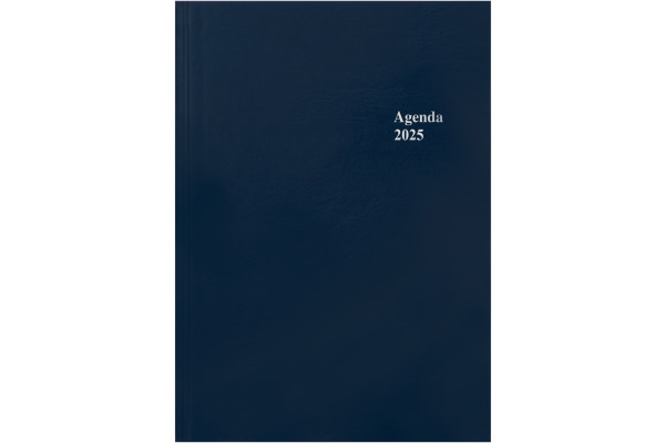 SIMPLEX Geschäftsagenda 2025 40090.25 1T/1S blau ML 15.5x21.4cm