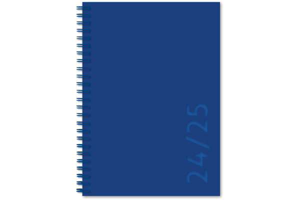 SIMPLEX Schüleragenda Colors 24/25 40130S325 1W/1S 17M blau ML 14.8x21cm