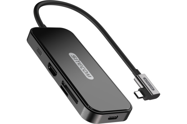 SITECOM USB-C MP Hub HDMI,USB-C CN-393 2x USB-A,...