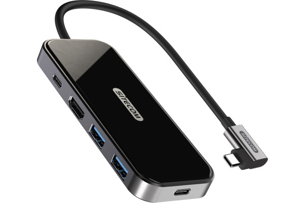 SITECOM USB-C to HDMI Adapter 1x USB-C CN-408 2x USB-A, 4K USB-C PD