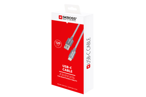 SKROSS USB-C Cable 3.0 SKCA0012A 1.2m Space Grey