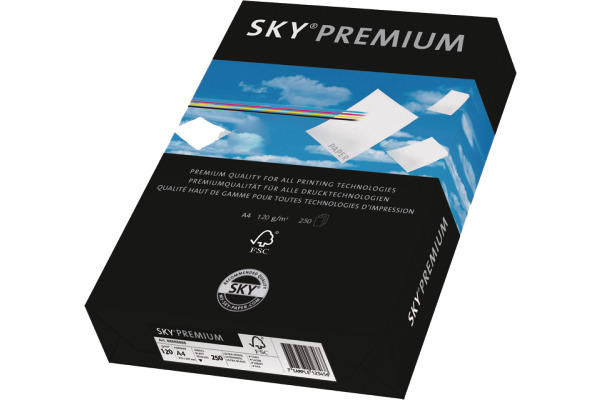 SKY Prestigemium Papier A4 88233201 120g, weiss 250 Blatt