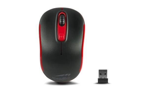 SPEEDLINK Ceptica Wireless Mouse SL630013B USB, black/red