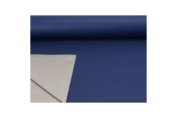 SPYK Geschenkpapier Kraft 4471.4352 70cmx250m dunkelblau/silber