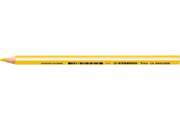 STABILO Farbstift ergonomisch 4,2mm 203 205 Trio dick gelb