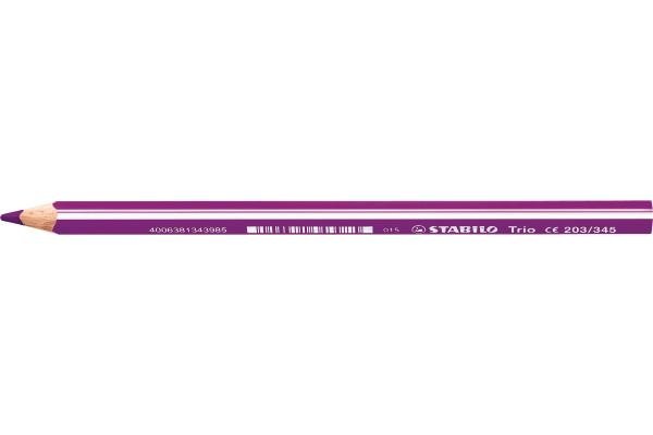 STABILO Farbstift ergonomisch 4,2mm 203/345 Trio dick rotviolett