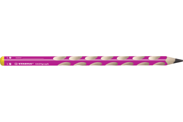 STABILO Bleistift EASYgraph 321/01HB6 Linkshänder pink