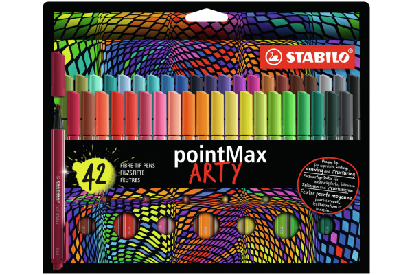 STABILO Fineliner PointMax 0.8mm 488/42-1 42 couleurs ass.
