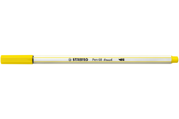 STABILO Fasermaler Pen 68 Brush 568/24 zitronengelb