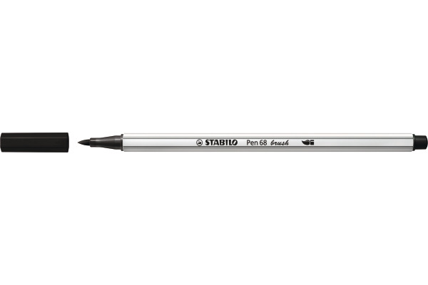 STABILO Fasermaler Pen 68 Brush 568/46 schwarz