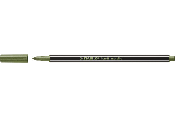 STABILO Fasermaler Pen 68 68/843 metallic hellgrün