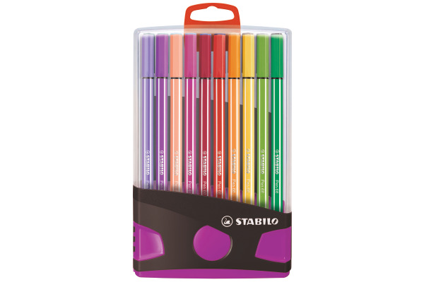 STABILO Fasermaler Pen 68 682003103 20 Stück ass. ColorParade