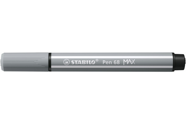 STABILO Fasermaler Pen 68 MAX 2+5mm 768/95 mittelgrau