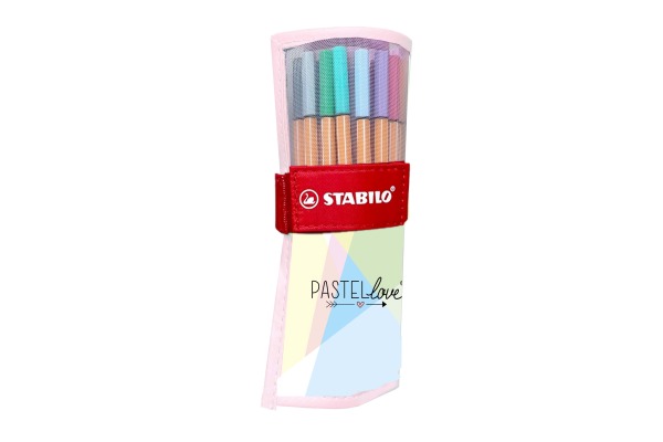 STABILO Rollerset Point 88 0.4mm 8825-09-- Pastellove 25 Stück