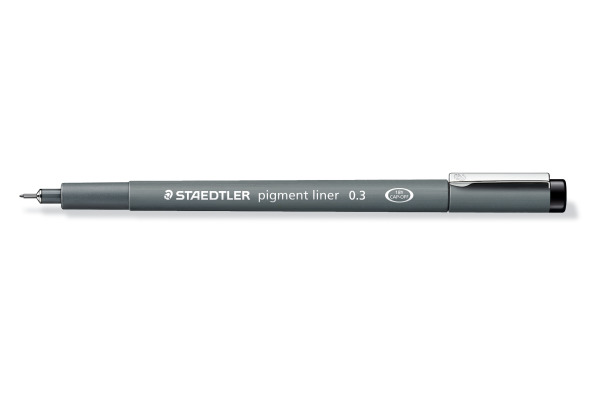 STAEDTLER Pigment-Liner 0,3 mm 30803-9 schwarz