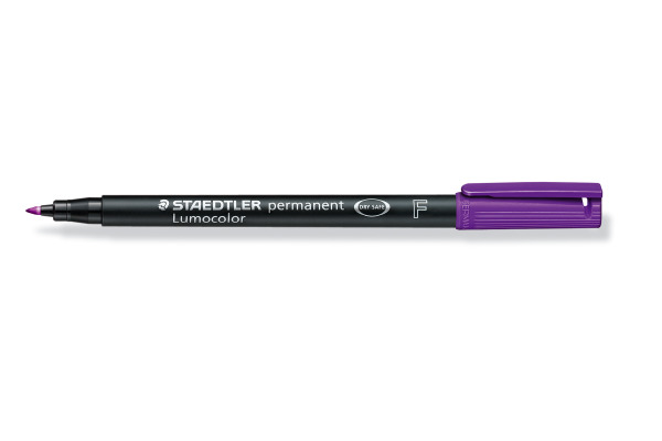 STAEDTLER Lumocolor permanent F 318-6 violett